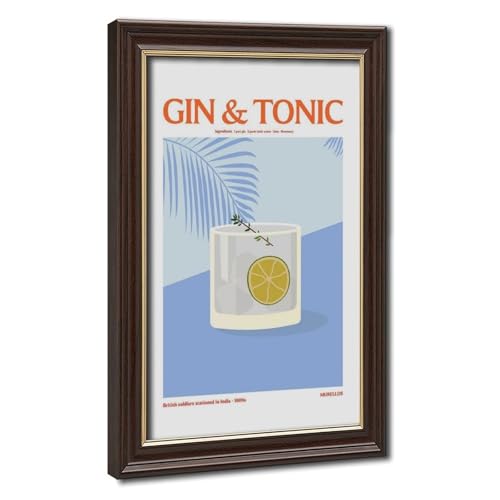 Impression sur toile Gin And Tonic de 40,6 x 61 cm pour la déco de bar