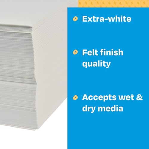 Image of Sax Sulphite Drawing Paper,90 lb,9 x 12 Inches,Extra-White,- 206321,500 Count (Pack of 6)
