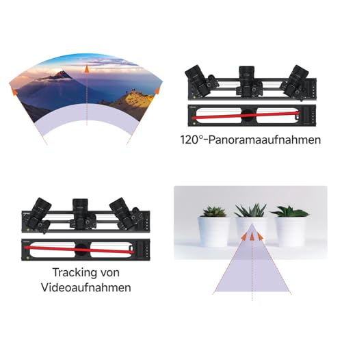 Kamera-Slider mit Motor Toprig Accsoon 24″/60cm für Videoaufnahmen