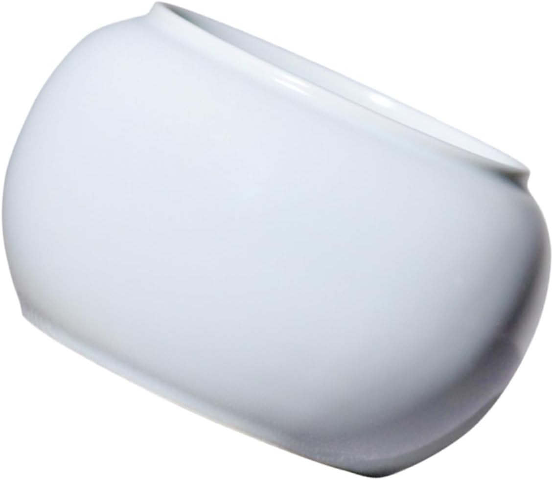 Ceramic Ink Brush Washer for Sumi Brush Cleaning Portable Tea Cup Bowl for Calligraphy and Painting Lightweight Design with Smooth Edges for Easy Washing and Storage