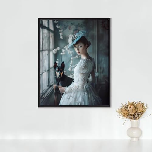 Kit Peinture Diamant Cadeau Idéal pour Femme Art Figuratif PJY8