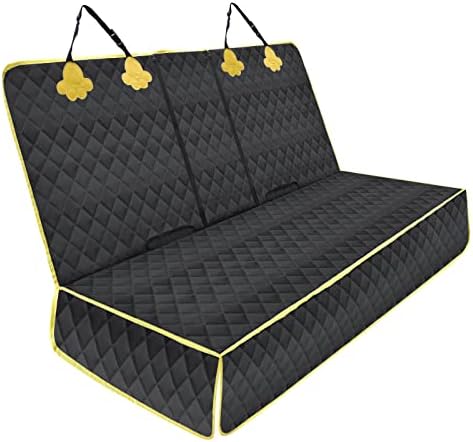 Wikoan Car Seat Cover for Dogs Dog Car Seat Cover Waterproof back seat cover for dogs With Pet Safety Leash ,dog covers for back seat of car Scratch Proof and Non-Slip