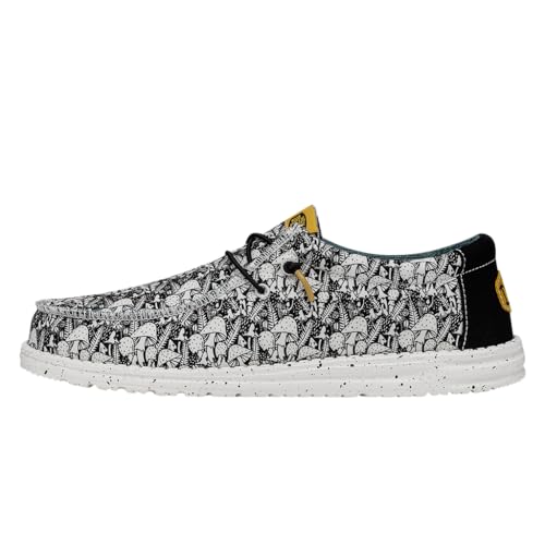 Mocasines cómodos Hey Dude Wally Forager de hombre negros en talla 44.5 EU