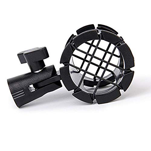 Eggsnow Microphone Shock Mount Clip Universal Mic Holder Stand Anti Vibration For Akg D230 Senheisser Me66 Rode Ntg-2 Ntg-1 Audio-Technica At-875R #TOP1