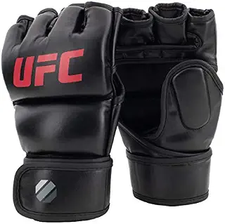 UFC ユーエフシー MMA 7OZ グラッピンググローブ 7オンス BLACK ブラック 黒 オープンフィンガー 総合格闘技 キックボクシング