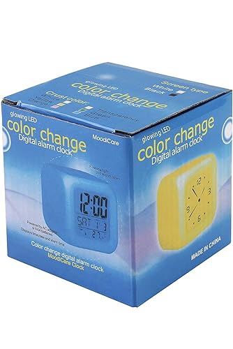 Genérico Reloj Despertador Alarma con Luces Racing Santander