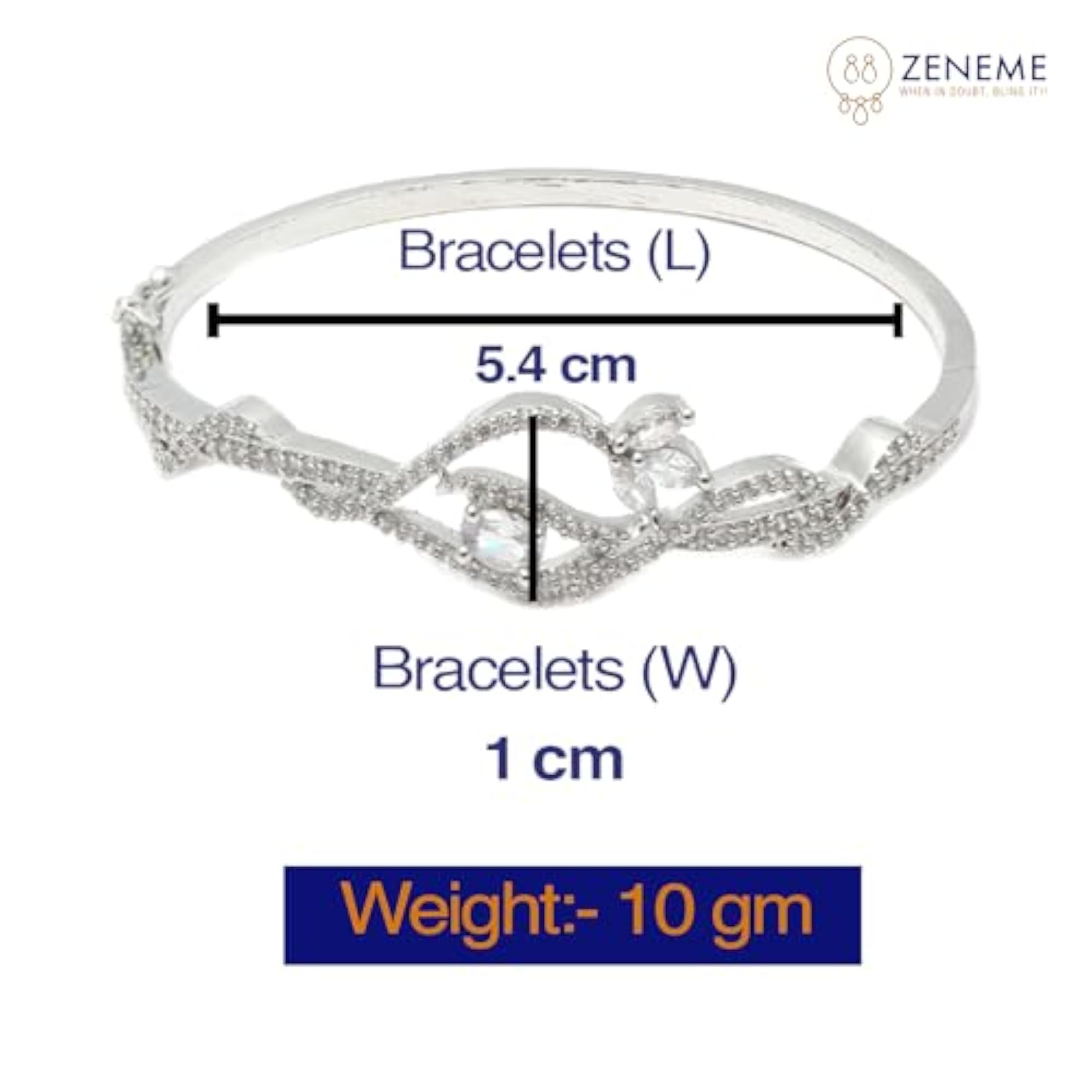 Handcrafted Rose Gold-Plated Charm Kada Bracelet