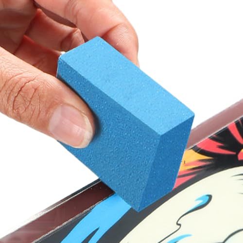 Gummy Stone - Equipo De Pulido De Tablas De Snowboard | Bloque Abrasivo De Caucho Para Molienda | Herramienta De Ajuste De Snowboard Para Taller En Casa, Preparación De Competición, Mantenimiento Diar