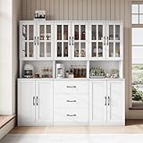 VOWNER Bookcase with Glass...