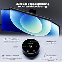 Quntis Computer Monitor Lampe 41cm Light Bar Fernbedienung Touch Control – Ansicht 3