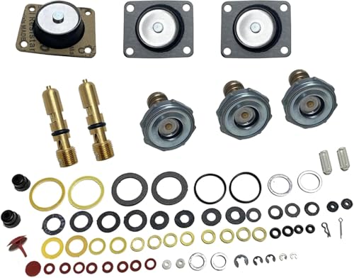 GOIPKO 37-485 Carburetor Carb Rebuild Kit Fit for Holley 4 Barrel Gasoline Double Pump 4150 600 650 700 750 800 850 CFM Models
