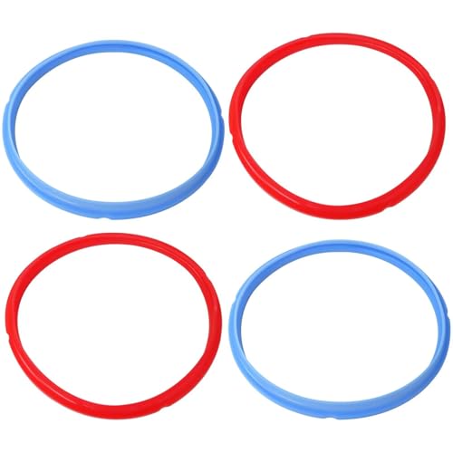 2025 New 4-Pack Pot Sealing Ring for Ins-tant - Replacement for 8QT Pressure Cooker Models (Red and Blue) miniatura 2