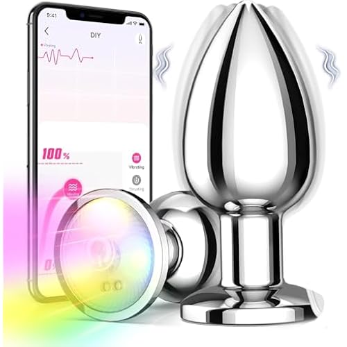 Yolodit Small Size Butt Plug - Womens Sex Toys with Vibrator 10 Vibrating Modes, Adult Female Sex Toys, Couple Vibrator Sex Toy for Woman Upgrade