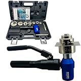 IBOSAD Hydraulic Knockout Hole Punch Driver Kit 1/2 to 2 inch Electrical Conduit Hole Cutter Set KO