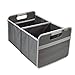 Produktbild meori Aufbewahrungsbox faltbar Traglast 30 kg - 50cm 32cm 27.5cm Größe L - Granite Grey