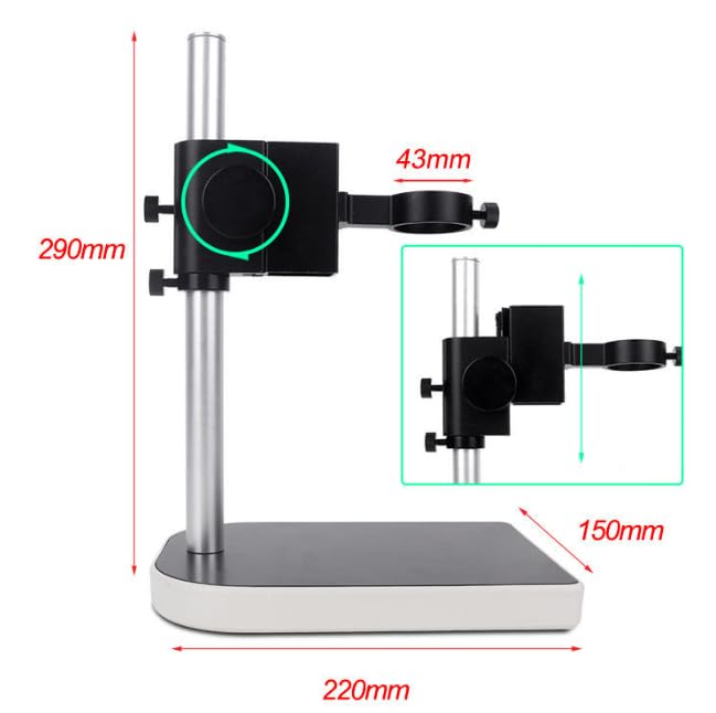 Mikroskop cyfrowy do naprawy mikroskopu monokularowego 38MP1080P USBIndustrialCamera LEDWhiteRing Light130X