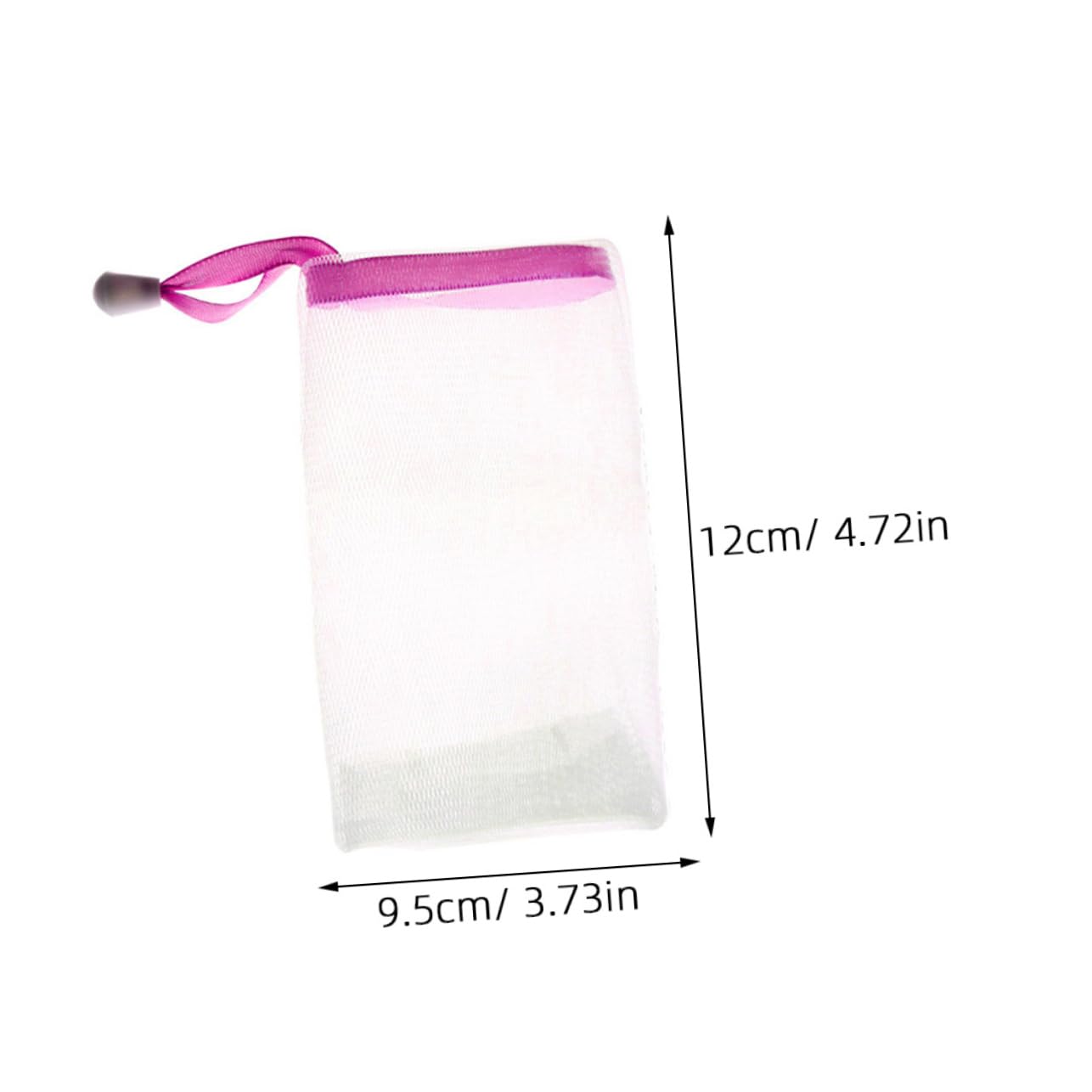 LIFKOME 50pcs Soap Mesh Pouch Set Colorful Bubble Net for Handmade Soap Portable Netting for Body and Facial Cleaning for Bath and Travel