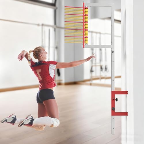 Image of Vertical Jump Measurement Tool, Wall Mounted Vertical Jump Tester 27.5-47 Inches, 2.29-4 ft Adjustable Height Vertical Jump Trainer, Vertical Height Jump Measure Device Outdoor Use
