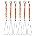 Zeluga 15-482 Tool Lanyard Shock Absorbing with Self-Locking Carabiner, Orange