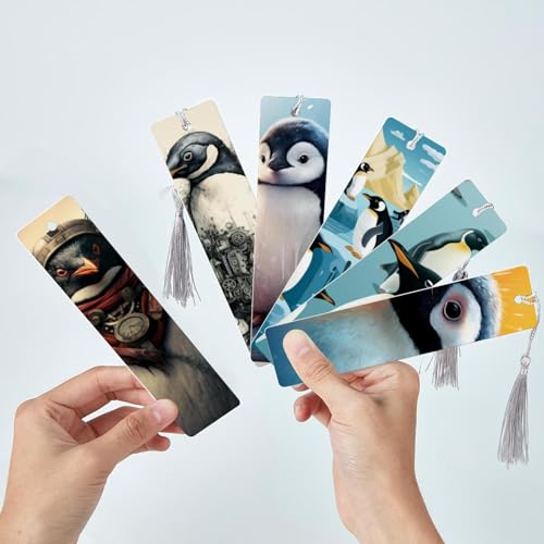 6 marque-pages pingouin à offrir en cadeau à un lecteur - 3