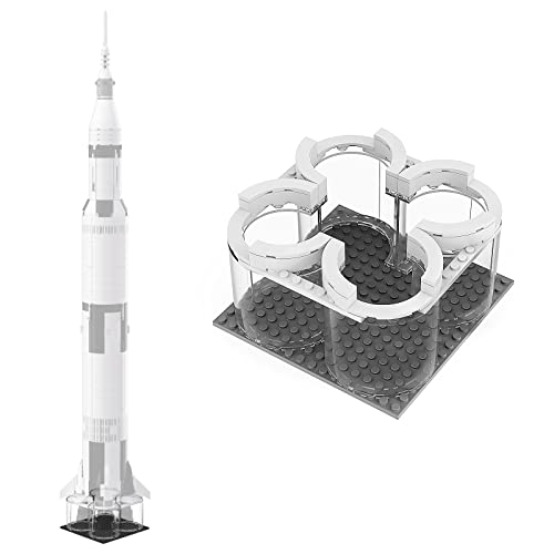 Launch-Platform-for-Lego-NASA-Apollo-Saturn-V-21309-92176-Outer-Space-Model-Rocket-Science-Building-Kit-Creative-Project-Model-Building-Blocks-53-Pieces