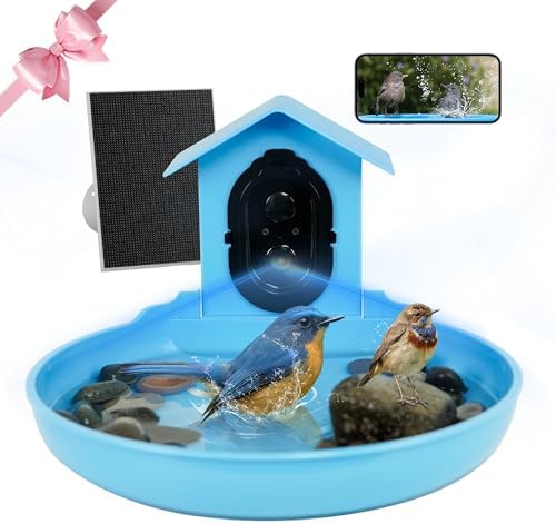 Amazon.com: RELI Birddy® Original Smart Bird Bath with Camera Solar ...