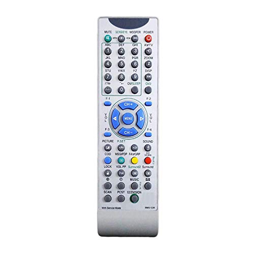 Image of LipiWorld RMU-134 CRT TV Universal Remote(with Service Mode Key) Control Compatible for Works with Almost All Videocon Crt Tv