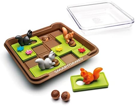 SmartGames Squirrels Go Nuts! Travel Game for Ages 6-Adult 3 41fIQkR6VpL. AC