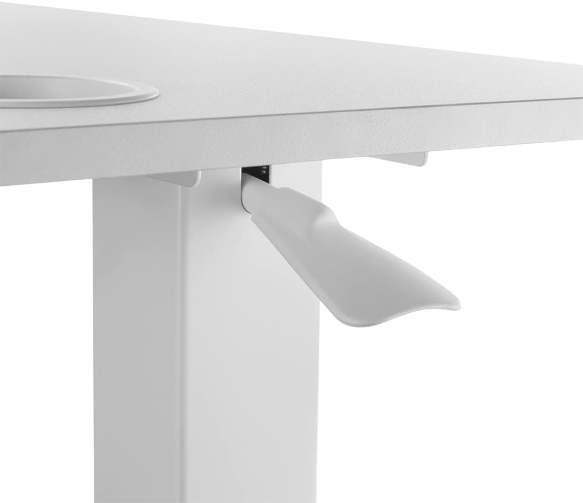 LogiLink EO0041 - Overbed Table Trolley with Gas Lift Spring, Rollable (Lockable Wheels) and Height Adjustable