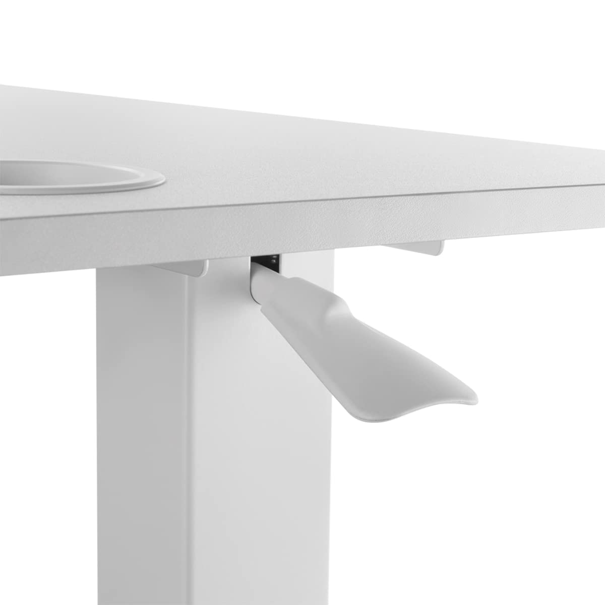 LogiLink EO0041 - Überbett-Tischwagen mit Gasdruckfeder, rollbar (feststellbare Rollen) und höhenverstellbar