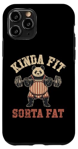 Kinda Fit Sorta Fat Funny Panda W tBbglX EGCgteBO X}zP[X iPhone 11 Pro p