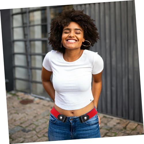 Elastic Waist Belt Women Men Buckleless Belt for Women Lightweight for Summer Outfits3