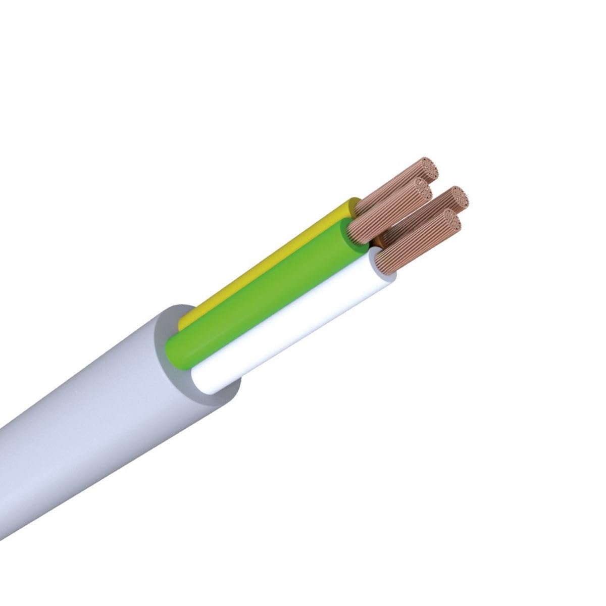 WITTKOWARE LiYY 4x0,14mm² Elektronik-Steuerleitung ohne Abschirmung, Kupfer, Mantelfarbe grau, Kabellänge 50m