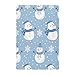 Christmas Snowman Snowflakes Crib Sheets for Boys Girls Pack N Play Sheet Soft Breathable Mini Crib Sheets 39