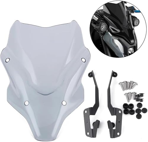 Pare-brise moto MT125 pour affronter le vent lors de vos sorties