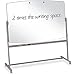 Quartet, QRT3640TE, Large Reversible Total Erase Mobile Easel, 1 Each