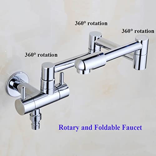 Grifo de relleno de olla con doble articulación LWX y dos manijas de control fluido 5