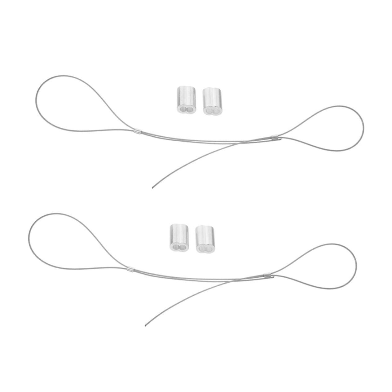 Yardwe Basketball Hoop Netting 2pcs Basketball Netting Stringing Cable Fiber Rope for Netball Rebound Replacement