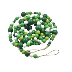 Holibannaholidaybeadedwoodenbeadsgreenbeadgarlandpatricksdayhangingwoodenbeadgarlanddecorationpatricksdaybeadsstnaturalhomedecorwallhangingdecorrural Urban Country Home Decor Holibanna holiday beaded wooden beads green bead garland patrick s day hanging wooden bead garland decoration patricks day beads st natural home decor wall hanging decor rural urban country home decor