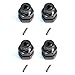 Atomik RC Alloy 17mm Wheel Hub, Grey fits the Traxxas 1/10 Slash 2WD - Replaces Traxxas Part 1654