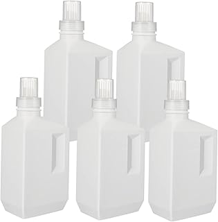 5pcs Laundry Bottle Liquid Dispenser Liquid Laundry Liquid Hand Soap Leakproof Bottles Laundry Container Laundry Liquid Dispenser Sub Bottle