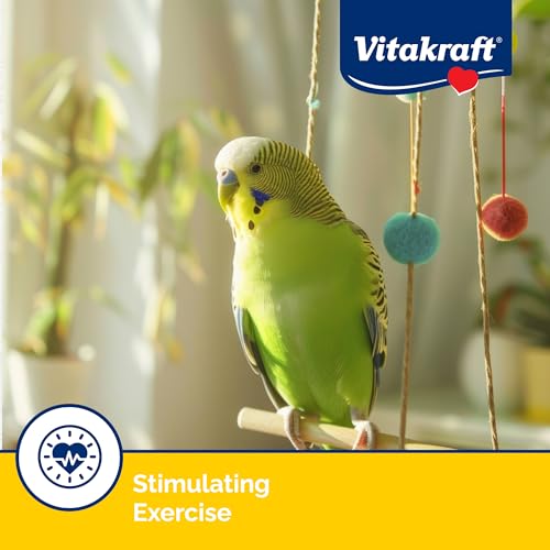 Image of Vitakraft Crunch Sticks Parakeet Treat - Pet Bird Treat Toy - Long-Lasting Chewing Fun (Sesame & Banana) (Pack of 2)
