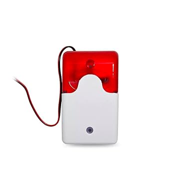 Elitech 110 dB External Light Sound Alarm System Only for Elitech DR-230 Bluetooth Industrial Thermometer Automatic Overheating Warning Two Alarm Modes Sound + Flashing Display