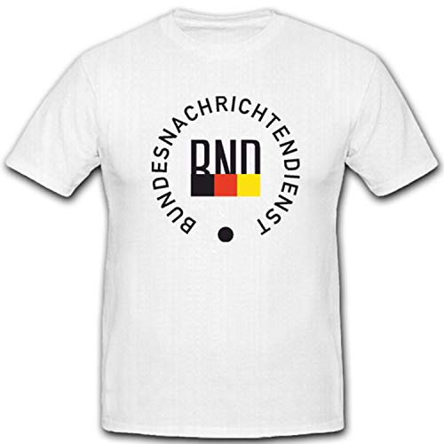 T-shirt blanc grande taille XXXXXL imprimé Bundesmessdienst #5591