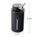 Dewhel Universal Cylindrical JDM 750ml Aluminum Engine Oil Catch Can Reservoir Tank Black Car Accessory For Dodge Honda Acura Mazda Mitsubishi Nissan Infiniti Lexus Toyota Scion Ford Chevy BRZ etc
