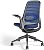 Steelcase Series 1 Work Office Chair - Royal Blue, Hard Floor Casters