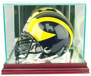 Perfect Cases MH-C Mini Football Helmet Display Case44; Cherry