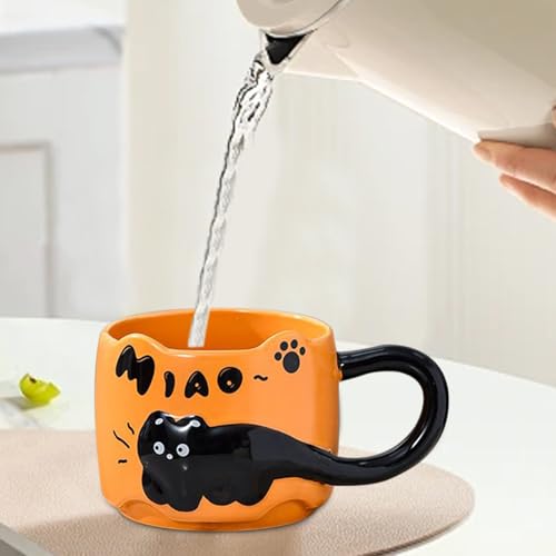 Taza de cerámica para café que ahorra espacio en armarios 4