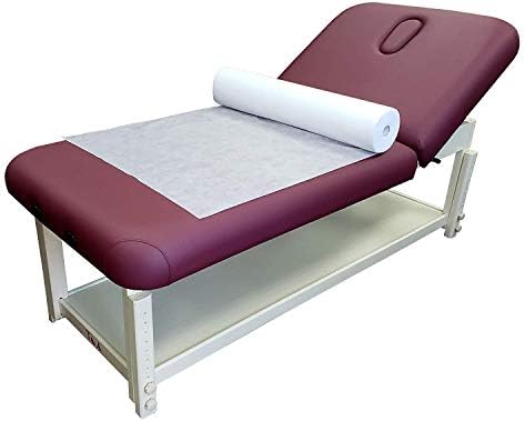 Toa Supply Disposable Non Woven Paper Exam Table Bed Cover, White, 50 Sheet