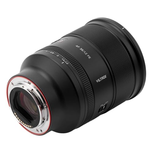 Image of VILTROX 35mm f /1.2 FE (N), AF 35mm F1.2 LAB FE Lens for Sony e Mount with No LCD, Full Frame F1.2 Prime Lens for Sony E-Mount A7RⅤZVE1 A7CR A7CII a7Ⅲ a7RⅢ a7Ⅳ a6600 ZV-E10 FX30 a7RⅣ